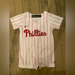 Nike philllies onesie sz 12M
